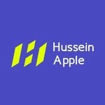 Hussein Apple Logo